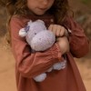Knuffel nijlpaard - 17 cm 